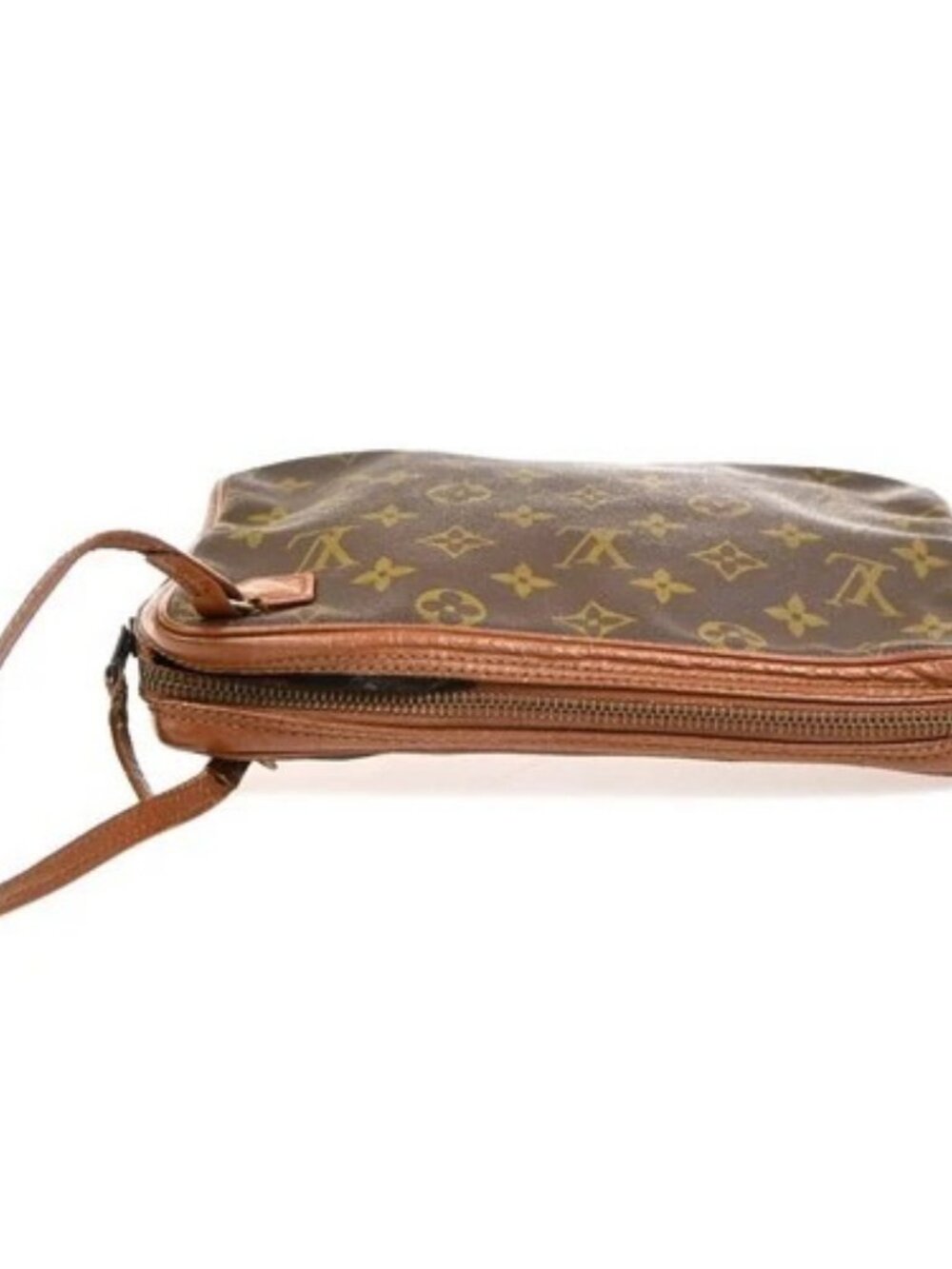 LOUIS VUITTON Logo Pochette Sports Clutch Hand Bag Monogram Leather BN 04KC585 - Picture 5 of 15